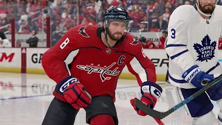 Toronto Maple Leafs vs Washington Capitals - NHL Today 2/28/2022 Full Game Highlights - NHL 22 Sim