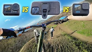 MTB Action Cam Comparison! | GoPro Hero 11 vs iPhone 14 & DJI Osmo Action 3