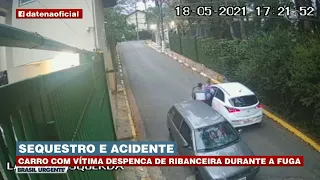 CARRO COM VÍTIMA CAI DE RIBANCEIRA DURANTE FUGA | BRASIL URGENTE