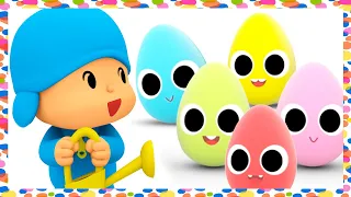 Learn Numbers with Surprise Eggs! | Pocoyo in English - Official Chanel | Kids Learning Videos