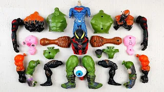 Merakit Mainan Hulk Smash, Ultraman Belial, Siren Head, Superman dan Siren head Toilet