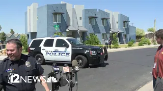 Mesa Police Department discusses an officer-involved shooting in which police shot a woman.