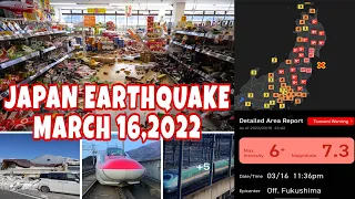 MAGNITUDE 7.3 EARTHQUAKE HITS JAPAN MARCH 16,2022 | #earthquake #japanearthquake #short #viral