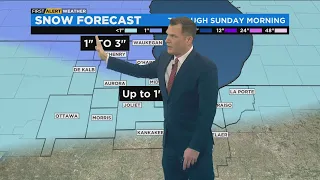 Chicago First Alert Weather: possible snow accumulation overnight