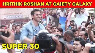 Hrithik Roshan at Gaiety Galaxy for Super 30 promotions | CineBlitz