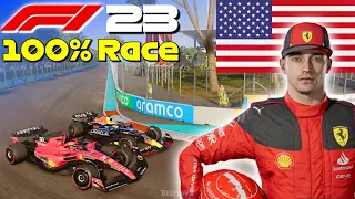 F1 23 - Let's Make Leclerc World Champion #5: 100% Race Miami