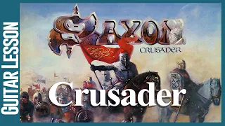 Saxon - Crusader - Guitar Lesson