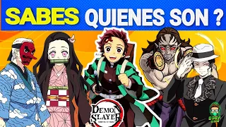 Adivina el personaje de Kimetsu no Yaiba / Demon Slayer / 👿🌊🔥🗡️ / ¿Quien es? / Quiz / Trivia