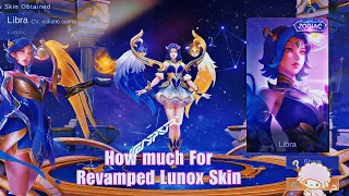 How much For Lunox Revamped Zodiac Libra Skin 2023