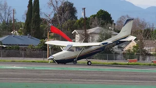 Landing without nose gear 182RG at KEMT