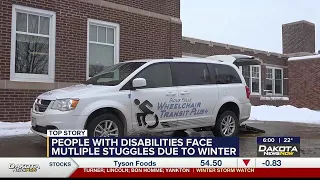 People with disabilities face multiple struggles due to winter weather