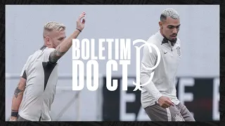 Treino e papo com os reforços do Timão!