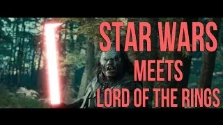 Aragorn vs Lurtz Lightsaber duel [Lord of the rings lightsabers]