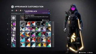 Destiny 2 ( The new Superblack Shader )