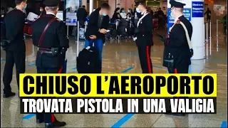 ULTIM'ORA CHIUSO L'AEROPORTO DI BOLOGNA: TROVATA UNA PISTOLA IN UNA VALIGIA