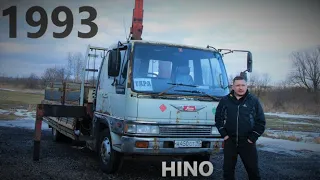 Урвал японца HINO Ranger 1993 кму UNIC 370K/Японский Манипулятор