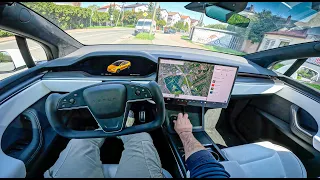 2023 Tesla Model X Plaid  |1020HP| POV Test Drive