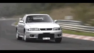 Nissan R33 GT-R V-Spec Nurburgring lap record