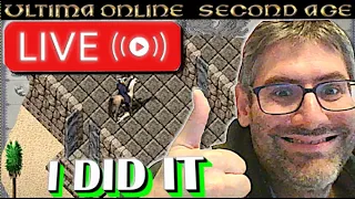 Ultima Online Second Age - Let's play, NO MACROS/HOTKEY till CASTLE (#classics #nostalgia)(Day 45)