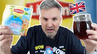 British Guy Tried SWEET ICE TEA For The First Time (Whats all the fuss?)
