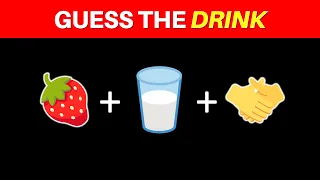 🍺 Can You Guess the DRINK by EMOJI? | Drink Emoji Quiz