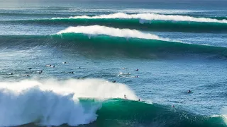 MY WORST NIGHTMARE AT PIPELINE HUGE 3RD REEF SETS ON THE HEAD!