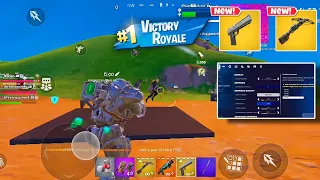 Samsung S23 Ultra 60 FPS Fortnite Mobile Gameplay *THE BEST 3D RES SETTINGS FOR NEW SEASON 3 UPDATE*