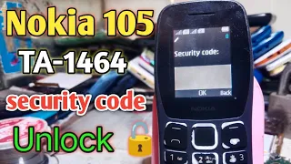 Nokia 105 TA-1464 2022 security code unlock with miracle thunder ⚡ 100% easy way