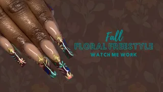 Watch me work: Design Fail 🤦🏽‍♀️ | Fall Nail Art 🍁 | New Brand Ambassador & More! ✨ | NineLuxe