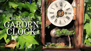 We Just Had To Craft A Tiny Woodland (+ Animals) In An Old Broken Clock