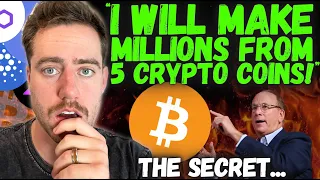 TOP 5 CRYPTO TO BUY NOW! YOU LITERALLY HAVE 4 HOURS