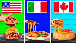 Pizza Americana vs. Pizza Italiana vs. Pizza Canadiense por VANZAI