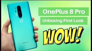 OnePlus 8 Pro Unboxing First Look (Glacial Green) 🔥🔥
