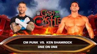 WWE2K24 CM Punk VS Ken Shamrock Match Gameplay!