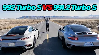2021 Porsche 911 Turbo S 992 vs 991 2 Turbo S