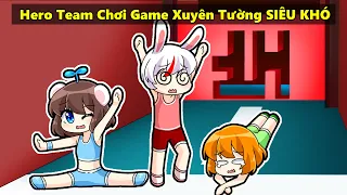 Mèo Simmy Và Hero Team Chơi XUYÊN TƯỜNG SIÊU HACK NÃO Trong Roblox