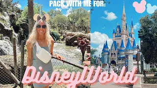 PACK WITH ME FOR DISNEYWORLD 👑 | trip prep, outfits + planning