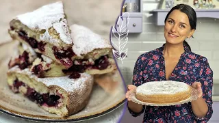 БЫСТРЫЙ ягодный ПИРОГ🍒 к чаю☕  Любимая ШАРЛОТКА 🍰 ПРОСТОЙ рецепт от Лизы Глинской😉