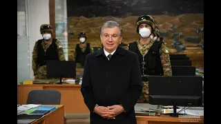 Шавкат Мирзиёев посетил артиллерийскую бригаду Центрального военного округа в Джизакской области