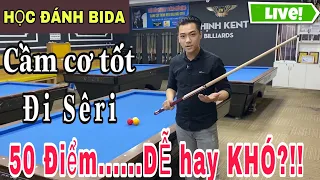 "CƠ 50 ĐIỂM KHÓ HAY DỄ?"-Thịnh Kent cầm cơ bida TK Cue chia sẻ bí quyết Bida Gom