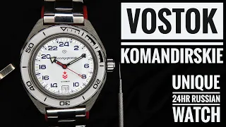 A Unique 24 Hour Russian Watch - Vostok Komandirskie Review