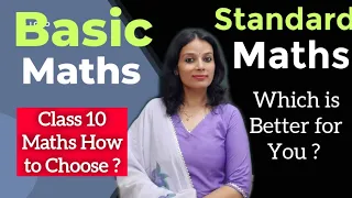 Basic Maths vs Standard Maths | Class 10 Maths Basic & Standard 2022-23 | Maths is Easy