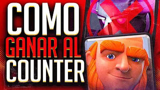 COMO GANAR A COUNTERS Y PARTIDAS DIFICILES!! CLASH ROYALE-KANARIOOO