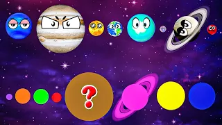 PLANETS and COLORS Game for BABY | Planets | Mercury Venus Earth Mars Jupiter Saturn Uranus Neptune