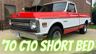 1970 Chevrolet C10 Short Bed - Beautifully Restored W/ AC - SOLD