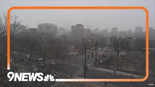 Winter Storm Watch: Snow begins to fall in Denver metro area