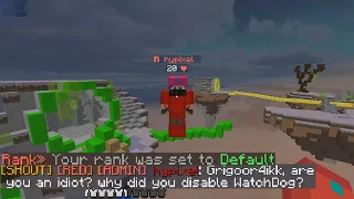How to lose the admin role on a hypixel...