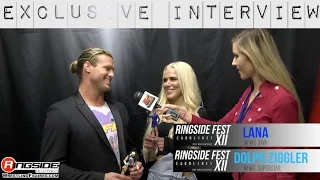 Dolph Ziggler & Lana interviewed by Noelle Foley at Ringside Fest 12 (2015)!