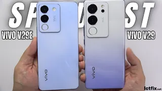 Vivo V29 vs Vivo V29e | Video test Display, SpeedTest, Camera Comparison