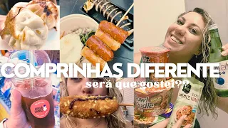 Comida coreana na feirinha do Bom retiro em São Paulo com preços, será que gostei?? | Jéssica Moura